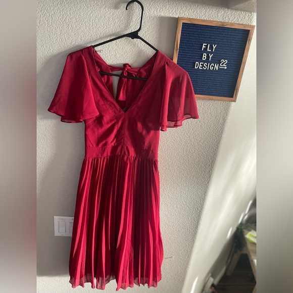 Dresses & Skirts - Wine Red Dress!